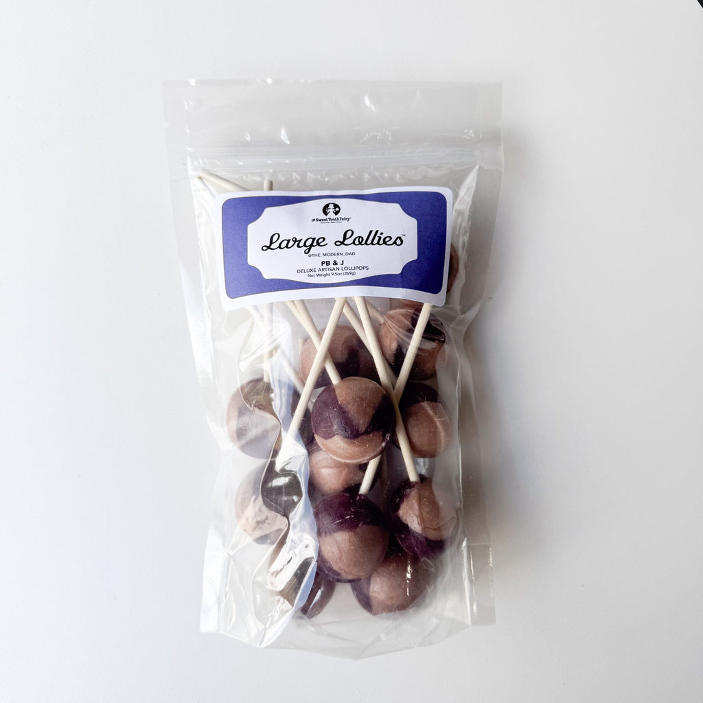 Sweet Tooth Fairy: Large Lollies Candy: PB & J