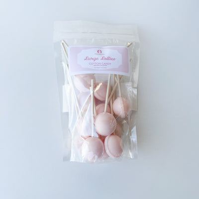 Large Lollies: Cotton Candy