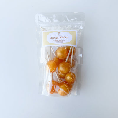 Large Lollies: Creme Brulee