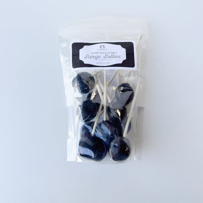 Large Lollies: Black Licorice