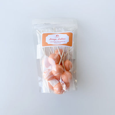 Large Lollies: Orange Creamsicle
