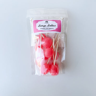 Large Lollies: Raspberry Lime Lemonade - 12ct