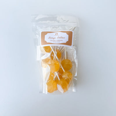 Large Lollies: Salted Caramel - 12ct