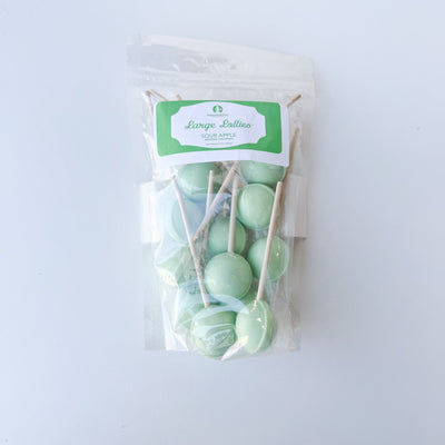 Large Lollies: Sour Apple - 12ct