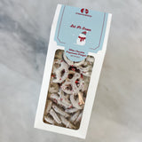 WHITE CHOCOLATE PEPPERMINT PRETZELS  HOLIDAY GIFT