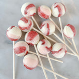 SOUR BERRY LARGE LOLLIES : HAPPY VALENTINE'S DAY - 12 CT BAG