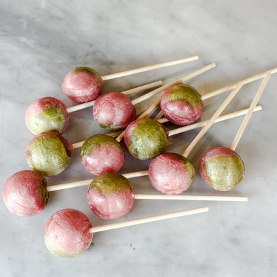 Large Lollies: All Natural Sour Watermelon - 12ct