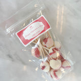 SOUR BERRY LARGE LOLLIES : HAPPY VALENTINE'S DAY - 12 CT BAG