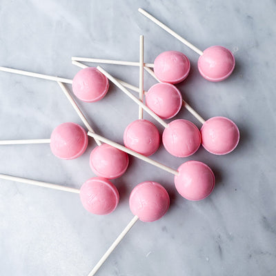 Sweet Tooth Fairy: Large Lollies Candy: Pink Bubblegum
