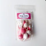 Large Lollies: Raspberry Fluff - 12ct