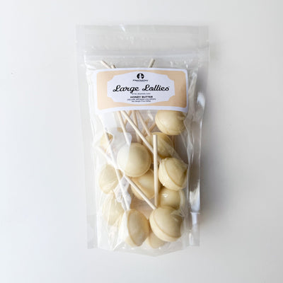 Large Lollies: Honey Butter - 12ct