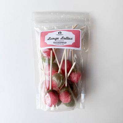 Large Lollies: Sour Watermelon - 12ct