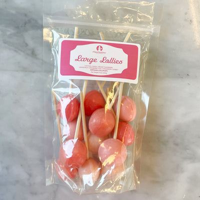 LARGE LOLLIES : PINK PERFECTION - 12 COUNT BAG