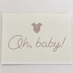 OH BABY! GREETING CARD