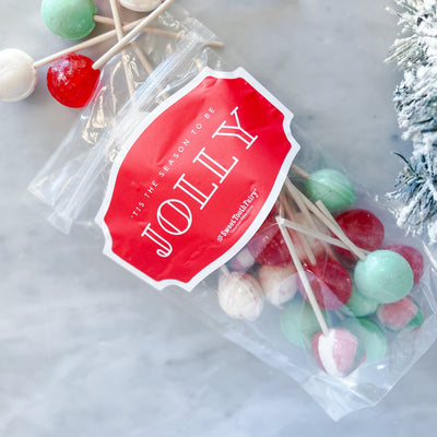 HOLIDAY LARGE LOLLIES - 25 COUNT