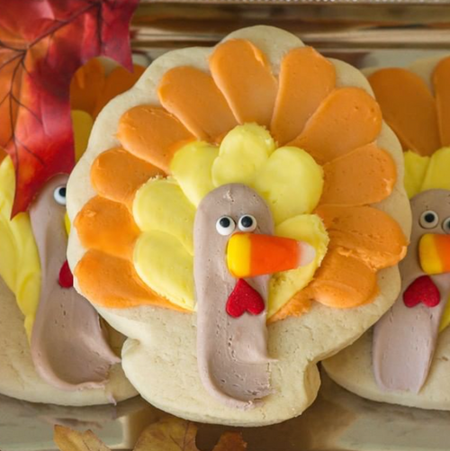 TURKEY SUGAR COOKIES